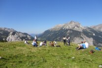 BILA Teilnehmer auf der Alm2