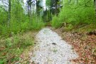 Kiesweg im Berghang